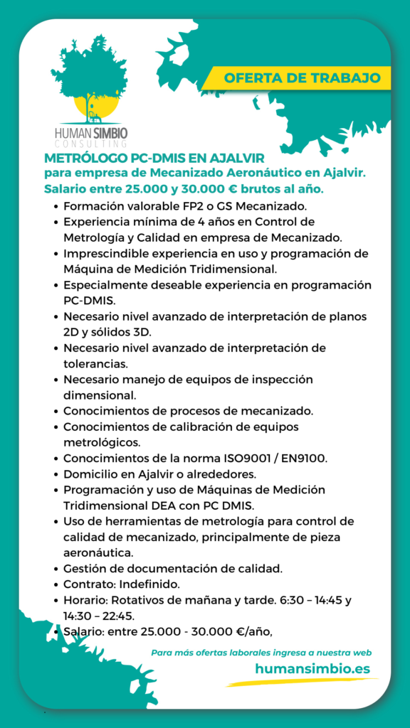Metrólogo PC-DMIS
